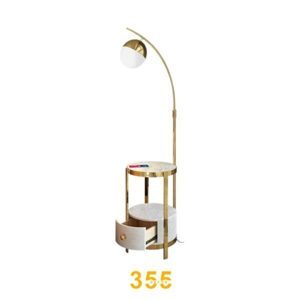 Đèn cây đứng cần cong DD04