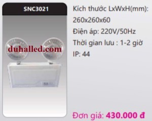 Đèn chiếu sáng khẩn cấp Duhal SNC3021