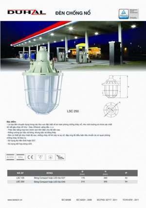 Đèn chống nổ Duhal LSC250