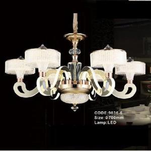 Đèn chùm chao thủy tinh cao cấp decor phòng khách,  biệt thự  9836-6