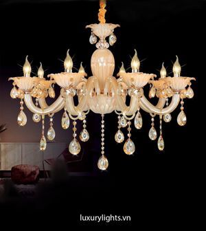 Đèn chùm chao thủy tinh NC 2101/8