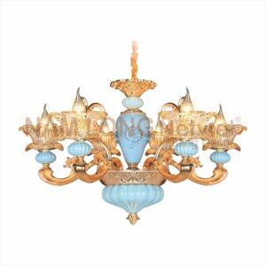 Đèn chùm chao thủy tinh NC 9220/6
