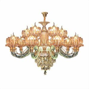 Đèn chùm chao thủy tinh NC 9301/10+5