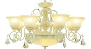 Đèn chùm  chao thủy tinh trang trí phòng khách, phòng ngủ CH0268/8-3