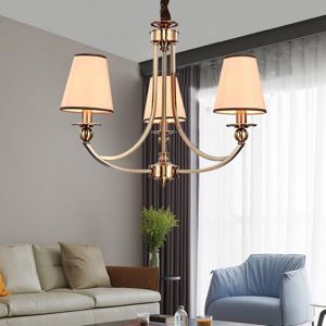 Đèn chùm chao vải  decor nhà hàng, khách sạn DC9033T3