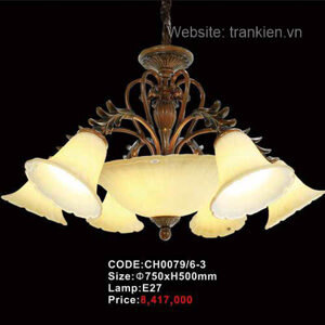 Đèn Chùm Châu Âu Aurora CH0079/6-3