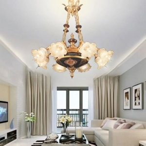 Đèn chùm cổ điển hợp kim C-152/8