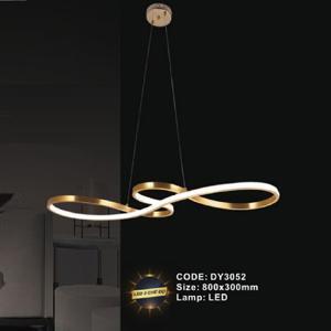 Đèn chùm dây xoắn xi vàng DY3052