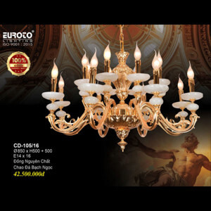 Đèn chùm đồng CD 105/16