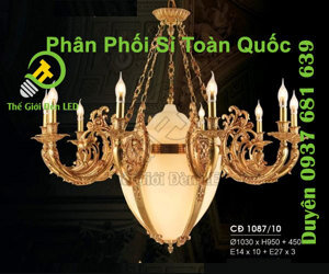 Đèn chùm đồng CD-1087/10