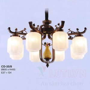 Đèn chùm đồng CD-35/8