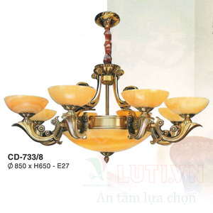 Đèn chùm đồng CD 733/8