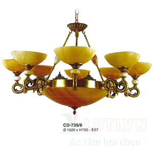 Đèn chùm đồng CD-739/8