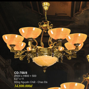 Đèn chùm đồng CD-758/8