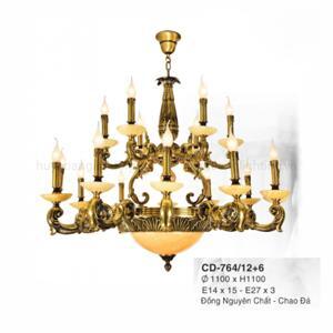 Đèn chùm đồng CD-764/12+6