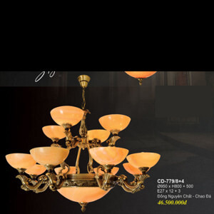 Đèn chùm đồng CD 779/8+4