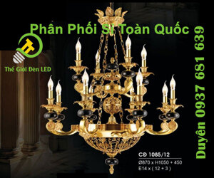 Đèn chùm đồng CD1085/12