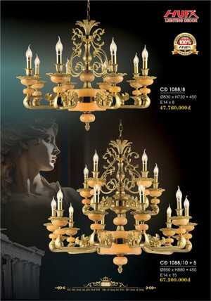 Đèn chùm đồng CĐ1088/8