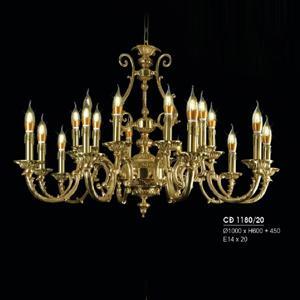 Đèn chùm đồng CĐ1180/20