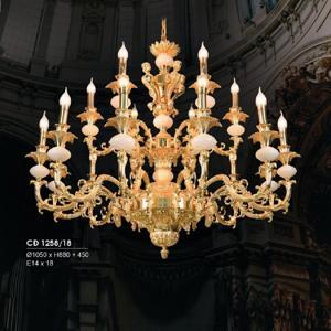 Đèn chùm đồng CĐ1258/18