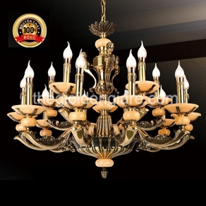 Đèn chùm đồng cổ điển 1257/15