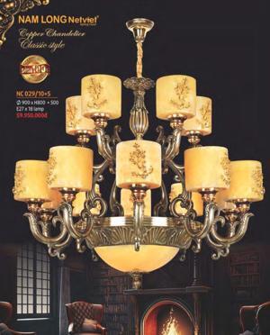 Đèn chùm đồng NC 029/10+5