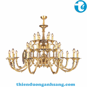 Đèn chùm đồng NC 740/12+12+6