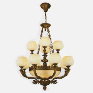 Đèn chùm đồng nguyên chất CD-753/8+4