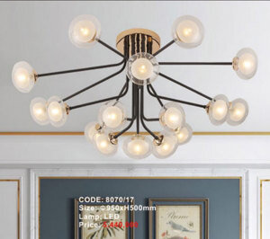 Đèn chùm hiện đại chùm bóng 8070-17