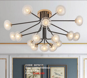 Đèn chùm hiện đại chùm bóng 8070-17