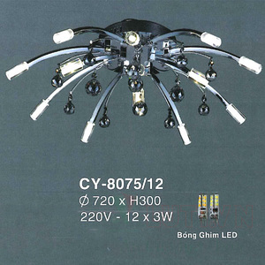 Đèn chùm hiện đại CY-8075/12