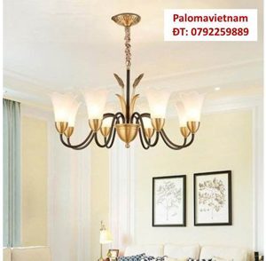 Đèn chùm hoa Lily 8 tay 88095-8