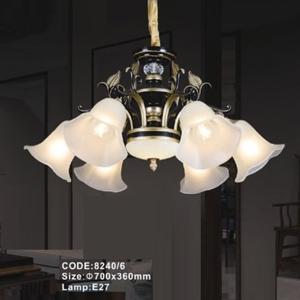 Đèn chùm hoa loa kèn 8240/6