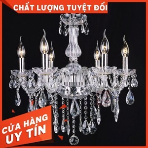Đèn chùm tân cổ điển nến trắng