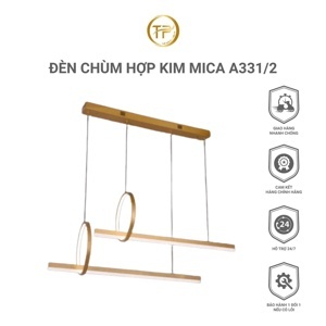 Đèn chùm hợp kim mica A331/2