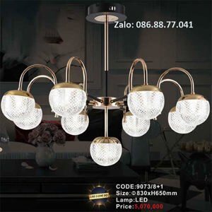 Đèn chùm led hiện đại 9073/8+1