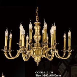 Đèn chùm nến đồng 1101/16