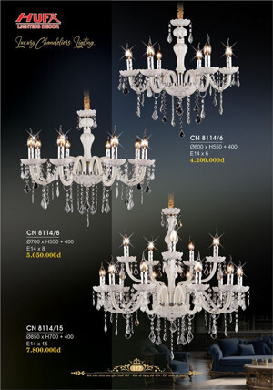 Đèn chùm nến HUFA CN 8114-8