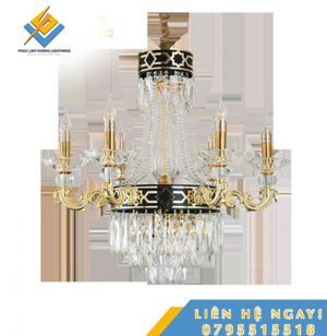 Đèn chùm nến pha lê 89108-800