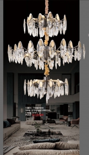 Đèn chùm pha lê 7568-1000