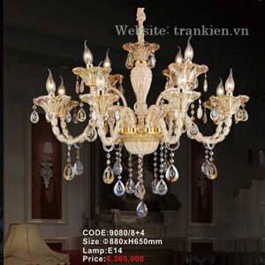 Đèn chùm pha lê 9080/8+4