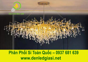 Đèn chùm pha lê cao cấp decor nhà hàng, khách sạn, biệt thự TPL05N1000