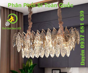 Đèn chùm pha lê cao cấp decor nhà hàng, khách sạn TPL8021N900