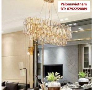 Đèn chùm pha lê Elip 6603/900*330