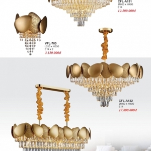 Đèn chùm pha lê Euroto CFL-A132
