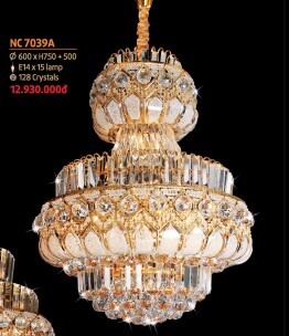 Đèn chùm pha lê NC 7039A