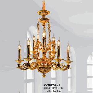 Đèn chùm pha lê nến C-2077/9+1