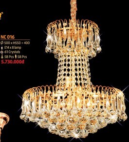 Đèn chùm pha lê Netviet NC-016