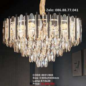 Đèn chùm pha lê nhập khẩu chính hãng 8051/800