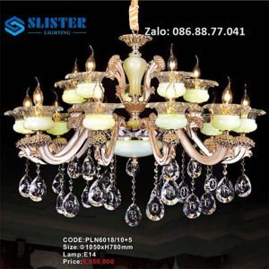Đèn chùm pha lê PLN6018-10+5